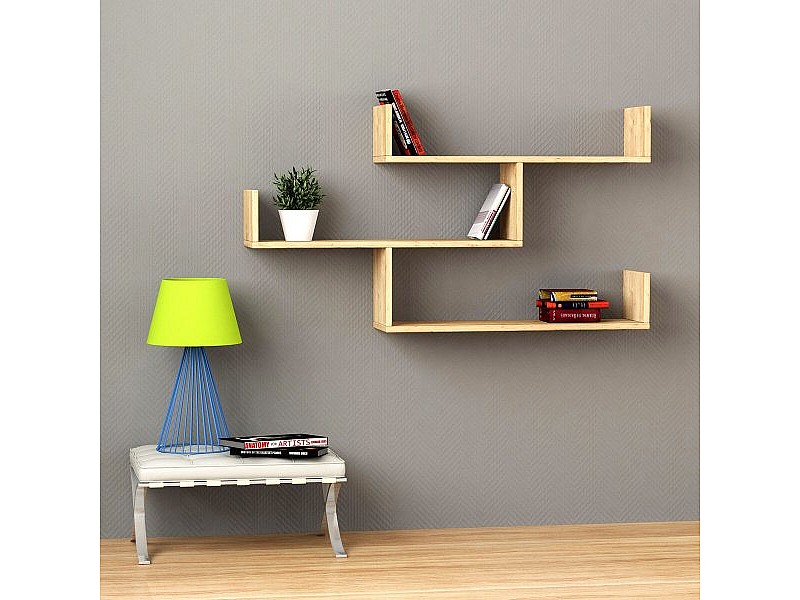 Рафтове Alexandra House Living Tamm Дървен MDP 119 x 67 x 22 cm