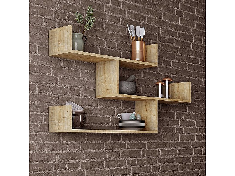 Рафтове Alexandra House Living Tamm Дървен MDP 119 x 67 x 22 cm