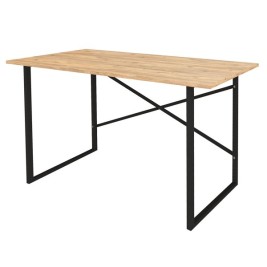 Бюро Alexandra House Living Черен Tamm Метал Дървен MDP 120 x 75 x 60 cm индустриален