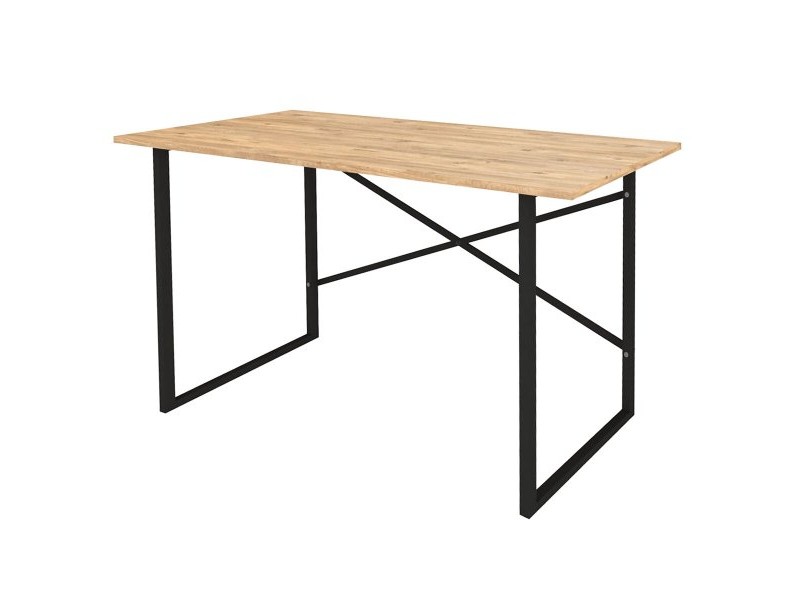 Бюро Alexandra House Living Черен Tamm Метал Дървен MDP 120 x 75 x 60 cm индустриален