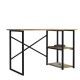 Бюро Alexandra House Living Черен Tamm Метал Дървен MDP 120 x 75 x 60 cm индустриален Бюро Alexandra House Living Черен Tamm Метал Дървен MDP 120 x 75 x 60 cm индустриален