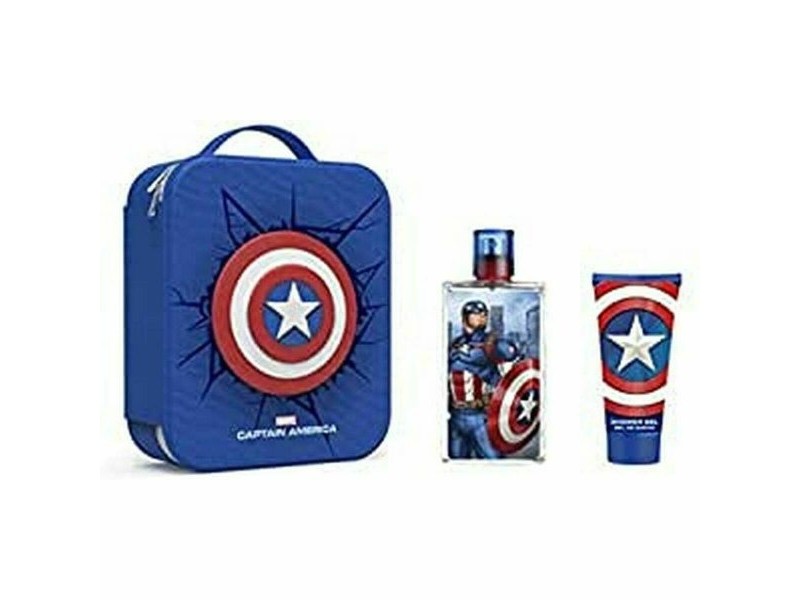Комплект детски парфюм Capitán América AVENGERS EDT Captain America 2 Части 3 Части Комплект детски парфюм Capitán América AVENGERS EDT Captain America 2 Части 3 Части