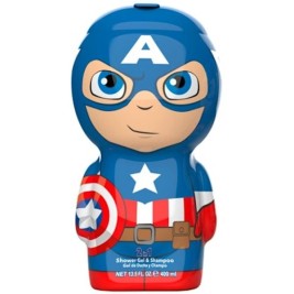 Гел и Шампоан 2 в 1 Air-Val Avengers Capitan America 400 ml