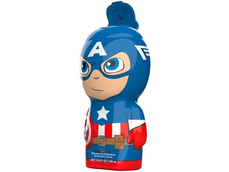 Гел и Шампоан 2 в 1 Air-Val Avengers Capitan America 400 ml