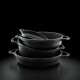 Касерола с Капак Valira BLACK IND 24CM Черен Ø 24 cm