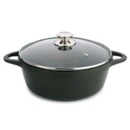 Касерола с Капак Valira BLACK IND 28CM Черен