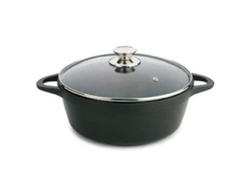 Касерола с Капак Valira BLACK IND 28CM Черен