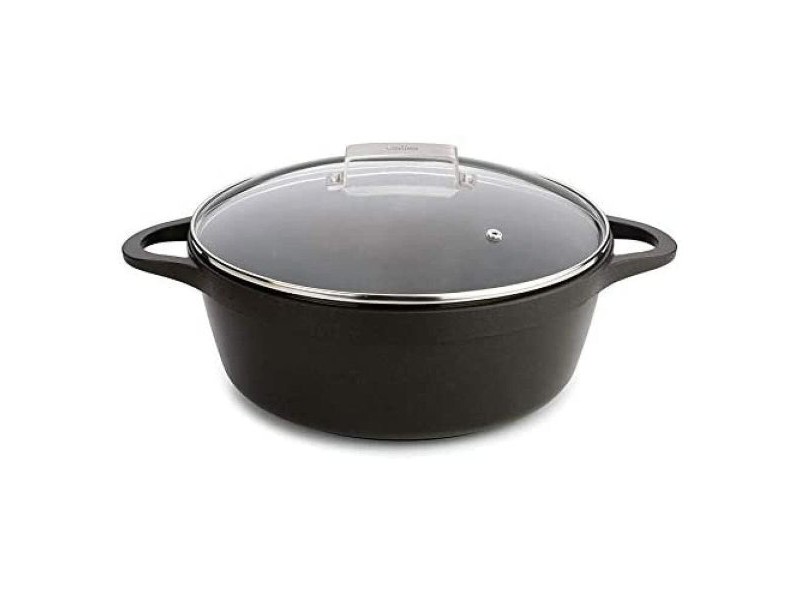 Касерола с Капак Valira BLACK IND 28CM Черен