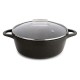 Касерола с Капак Valira BLACK IND 28CM Черен