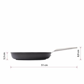 Тиган Valira AIRE 30CM Черен Алуминий (Ø 30 cm)