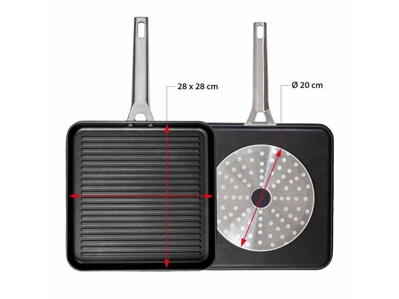Шишче Valira AIRE 28X28 Черен Алуминий Ø 28 cm