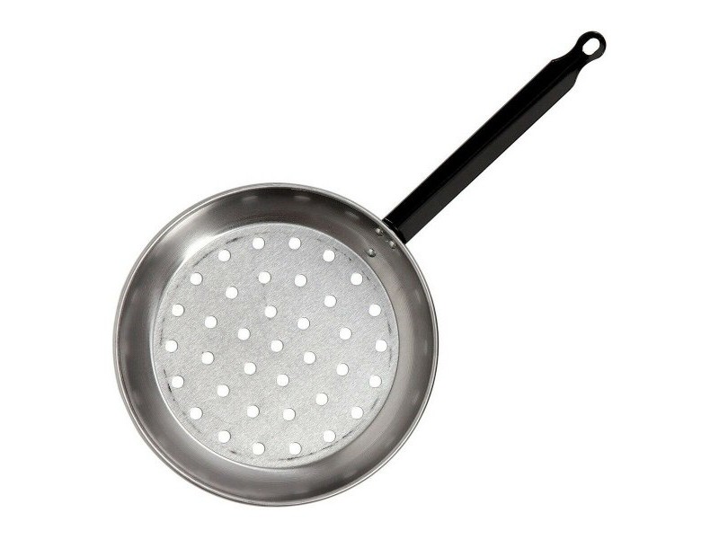 Тиган за Печене на Кестени Vaello Полирана Стомана (Ø 28 cm)