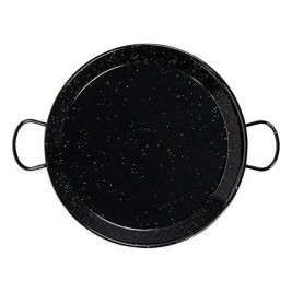 Дълбок Тиган с Дръжки Vaello Черен Емайлирана Стомана (Ø 38 cm)