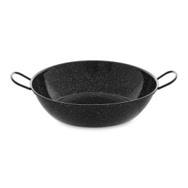 Дълбок Тиган с Дръжки Vaello Черен (Ø 50 cm)