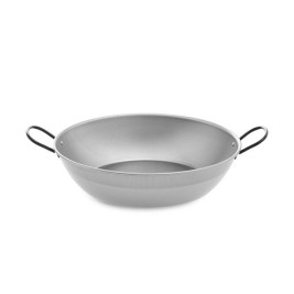 Дълбок Тиган с Дръжки Vaello Полирана Стомана (Ø 34 cm)