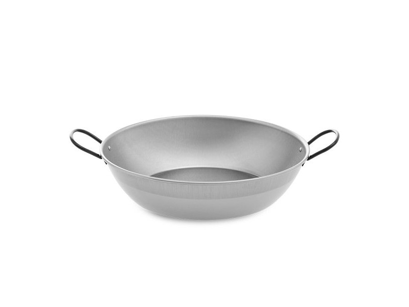 Дълбок Тиган с Дръжки Vaello Полирана Стомана (Ø 38 cm)