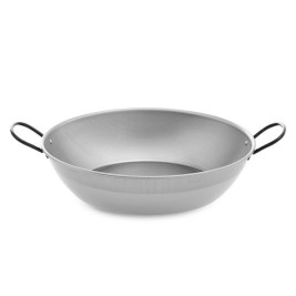 Дълбок Тиган с Дръжки Vaello 450 Полирана Стомана Хромирано (Ø 50 cm)
