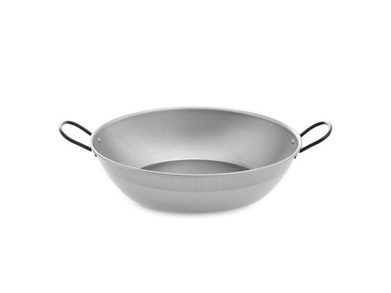 Дълбок Тиган с Дръжки Vaello 450 Полирана Стомана Хромирано (Ø 50 cm)