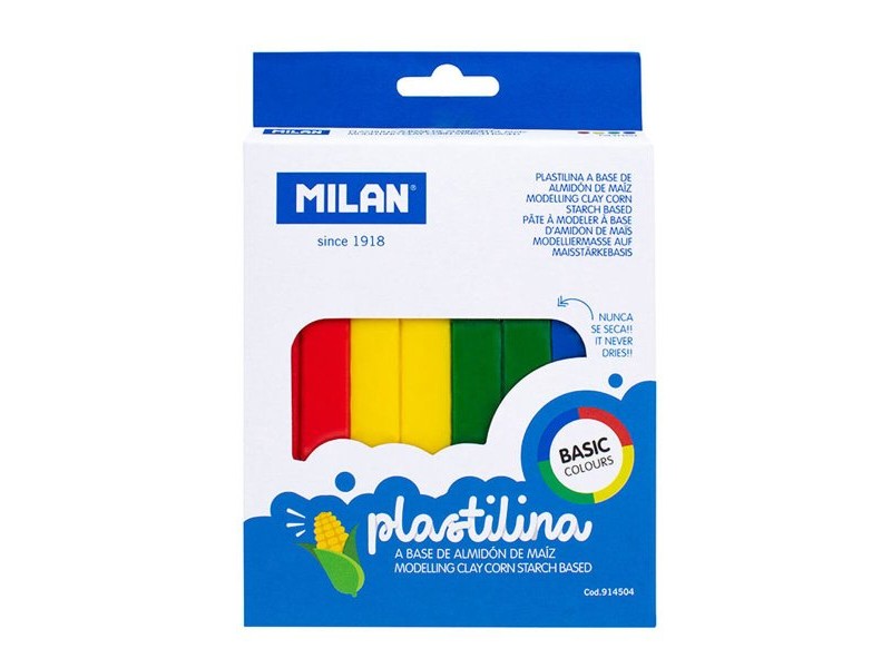 Ленти от Глина за Моделиране Milan 330 g (4 Части) Ленти от Глина за Моделиране Milan 330 g (4 Части)