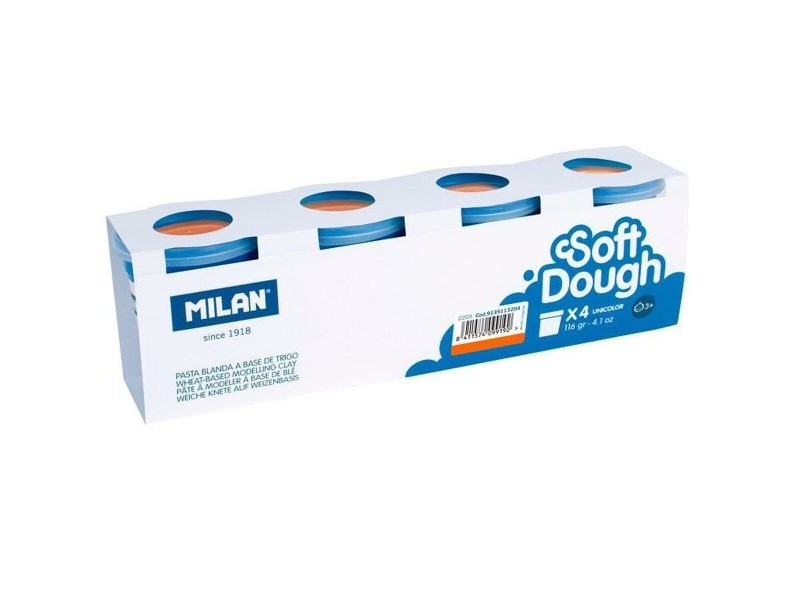 Комплект Пластелин Milan Soft Dough Оранжев 116 g