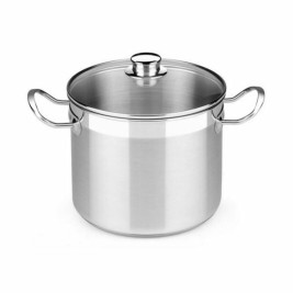 Тенджера със Стъклен Капак BRA Profesional 8,5 L Неръждаема стомана Ø 24 cm Многоцветен Стомана Неръждаема стомана 18/10