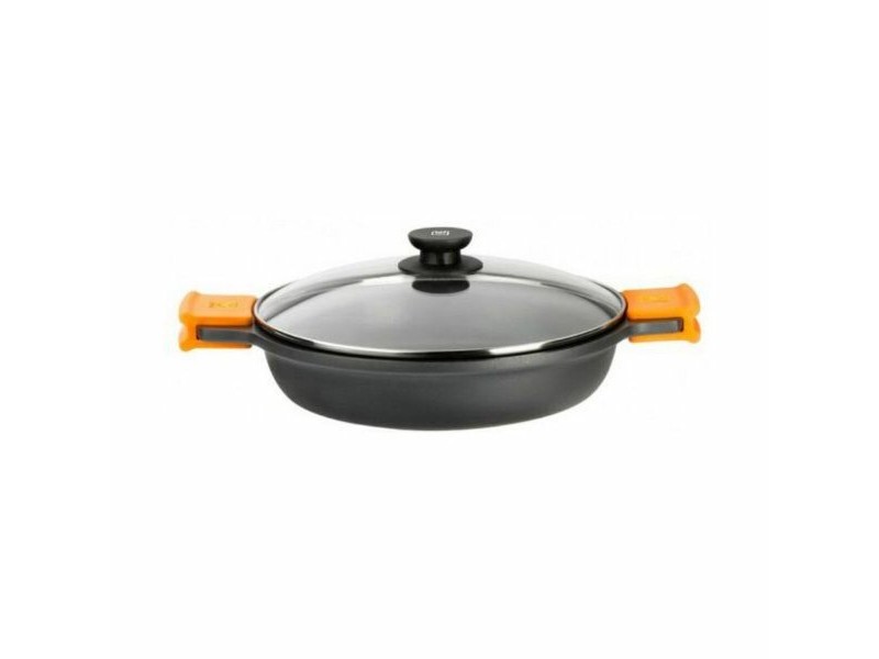 Касерола BRA A270532 Ø 32 cm Черен