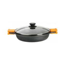 Касерола със Стъклен Капак BRA Braisogona_A270520 Черен Ø 20 cm 1,5 L