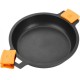Касерола със Стъклен Капак BRA Braisogona_A270520 Черен Ø 20 cm 1,5 L