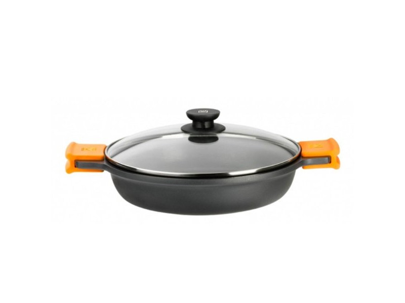 Касерола със Стъклен Капак BRA A270540 Черен 9 L (1 броя)
