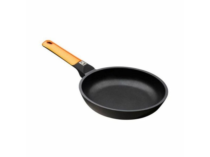 Тиган BRA A281224 Ø 24 cm TEFLON Черен Оранжев Алуминий Закален алуминиум Ø 24 cm