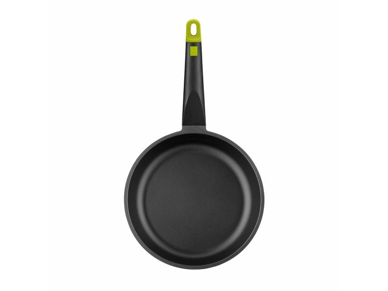 Тиган BRA FOODIE     24CM Черен Метал Алуминий Ø 24 cm Ø 20 cm