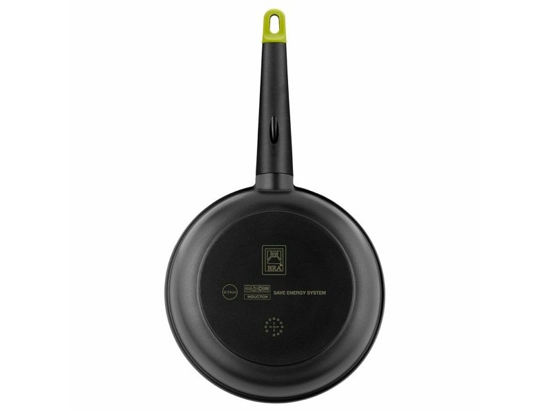 Тиган BRA FOODIE     26CM Черен Алуминий 26 cm Ø 26 cm