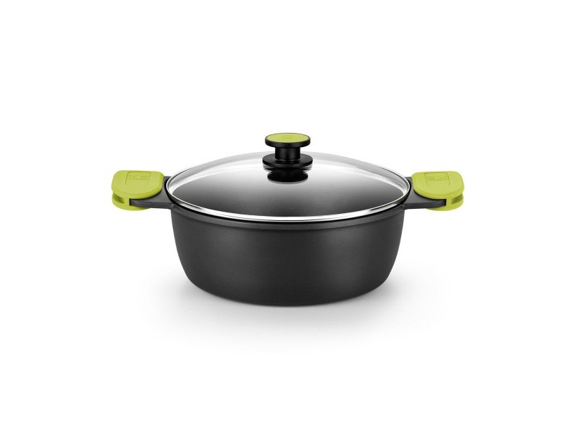Касерола BRA FOODIE     24CM Черен Ø 24 cm
