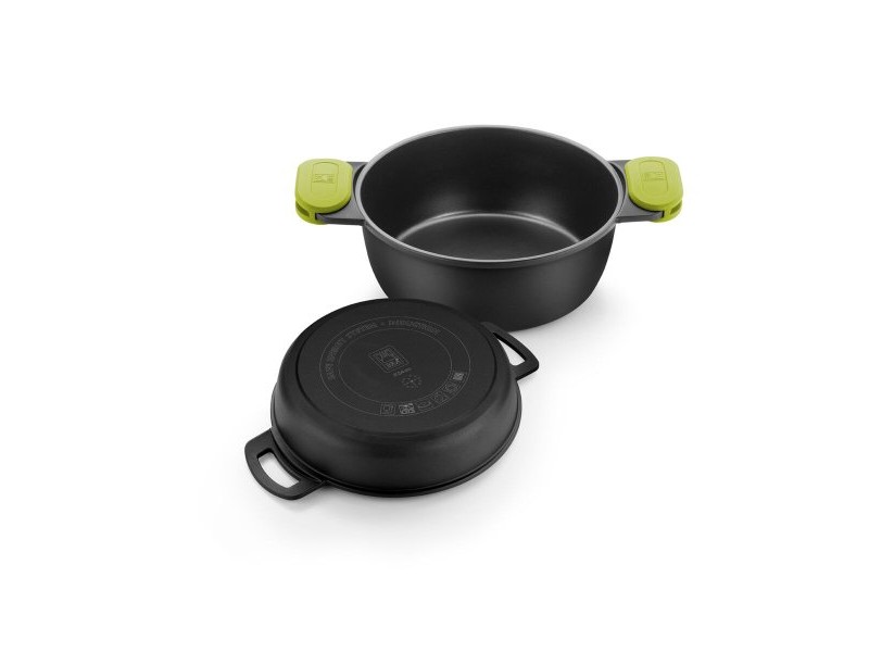 Касерола BRA FOODIE     24CM Черен Ø 24 cm