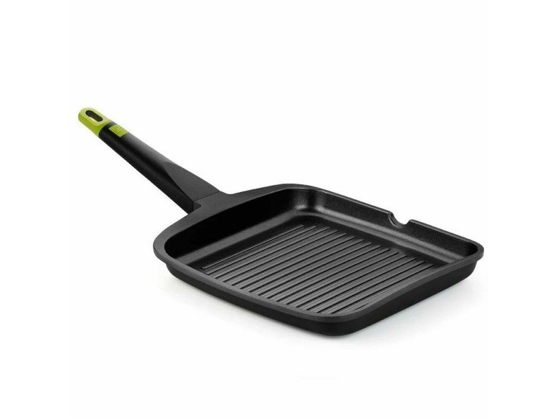 Оребрен Тиган BRA FOODIE 28X28 Неръждаема стомана Алуминий Ø 28 cm