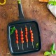 Оребрен Тиган BRA FOODIE 28X28 Неръждаема стомана Алуминий Ø 28 cm