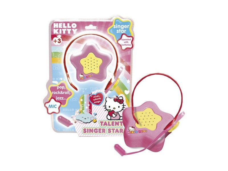Mикрофон Караоке Hello Kitty Розов