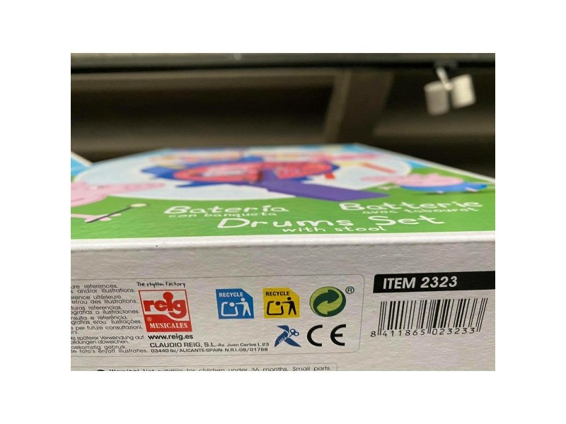 Барабани Peppa Pig 2323 Пластмаса 55 x 36 x 38 cm