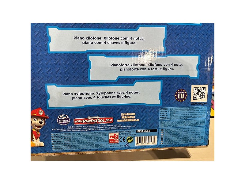 Ксилофон The Paw Patrol Пластмаса Детски 20 x 15 x 15 cm