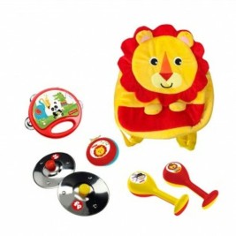 Музикален комплект Fisher-Price Пластмаса Лъв Детска раница
