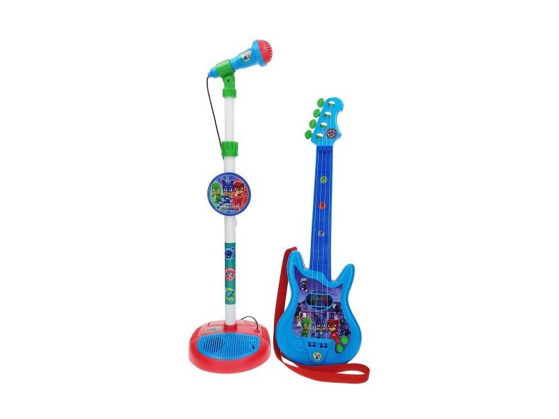 Детска Китара PJ Masks   Микрофон Син