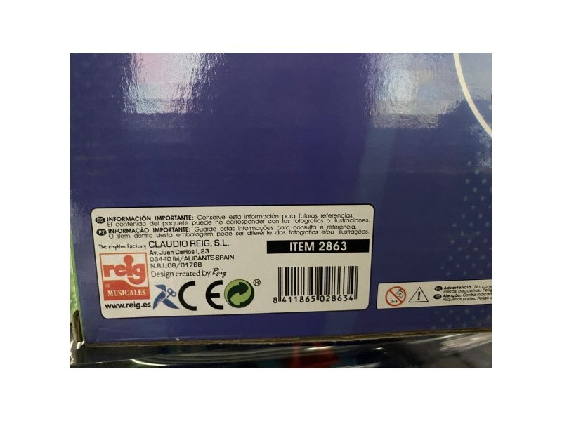 Ксилофон PJ Masks Син Пластмаса