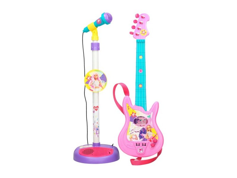 Музикален комплект Barbie Микрофон Детска Китара