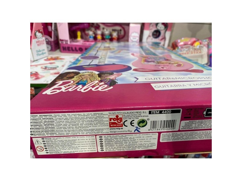 Музикален комплект Barbie Микрофон Детска Китара