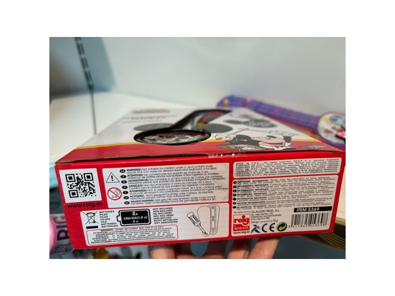 Mикрофон Караоке Reig Mickey Mouse
