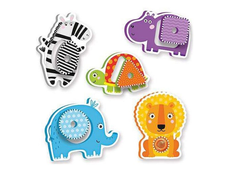 Детски Пъзел Reig Zoo Shapes Животни Музикален Ферма