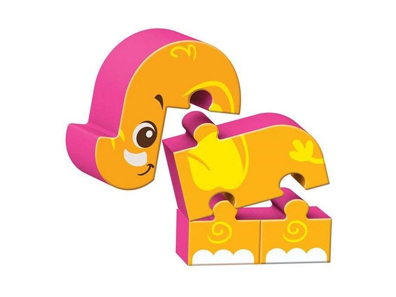 Детски Пъзел Reig Zoo Blocks 22 Части