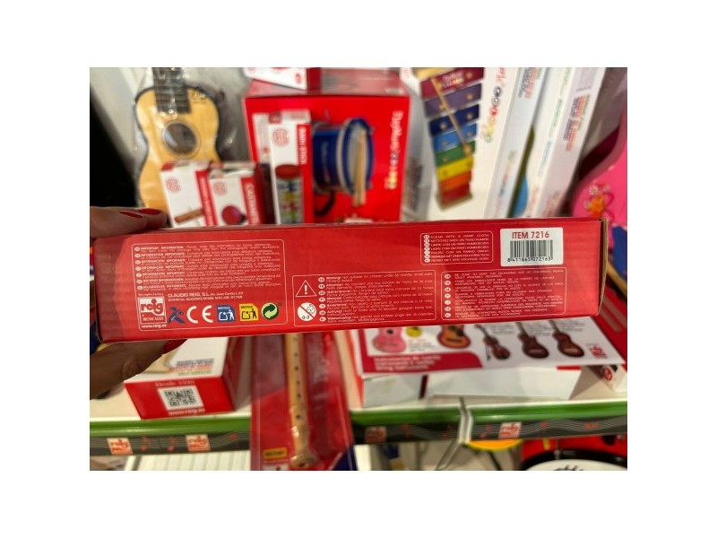 Музикална Играчка Reig Барабан Ø 15 cm Пластмаса 15,25 cm