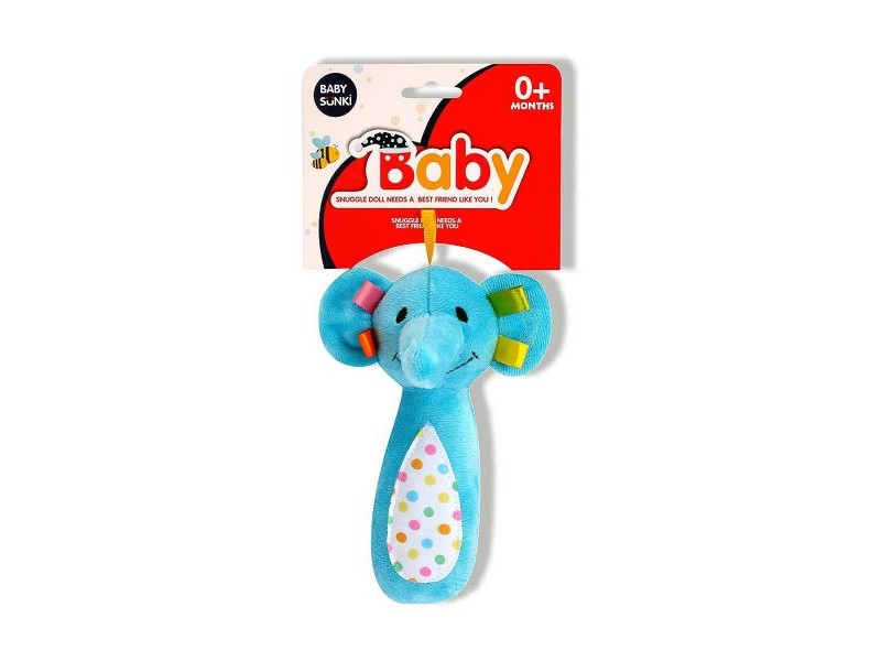Плюшена Дрънкалка Reig 20 cm Слон
