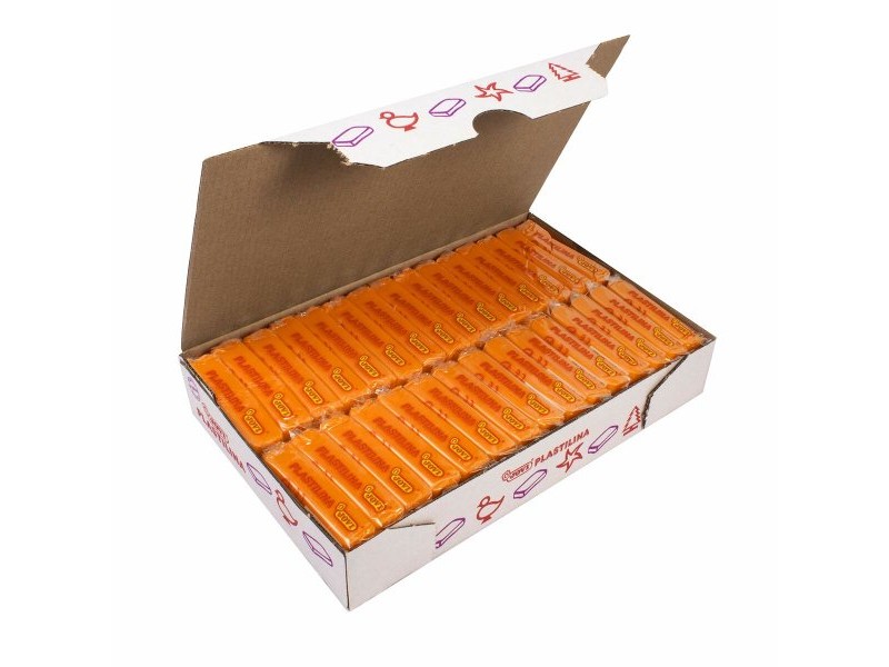 Глина за моделиране Jovi Оранжев 50 g (30 Части)